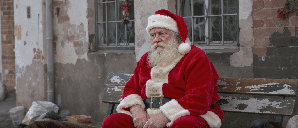 Le P&egrave;re No&euml;l : un h&eacute;ros au c&oelig;ur de la pr&eacute;carit&eacute;