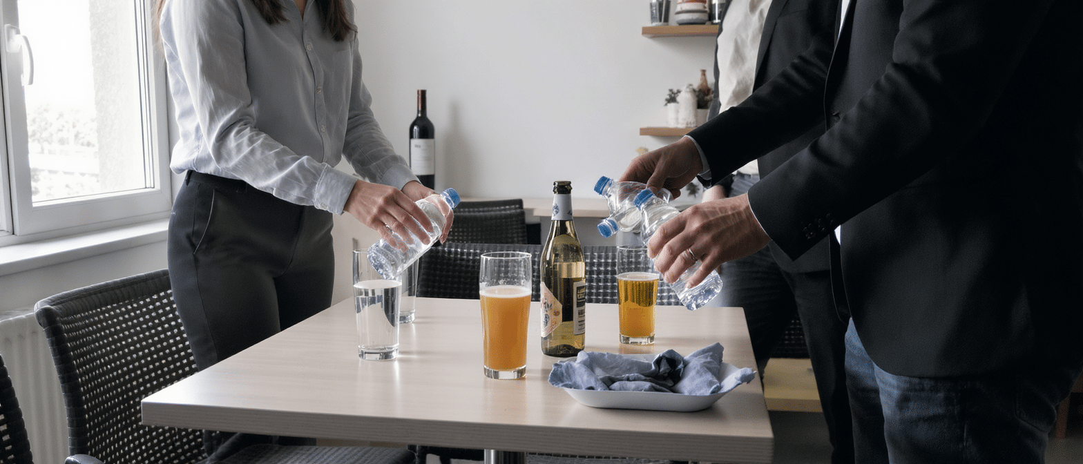 Les entreprises s&rsquo;interrogent sur la baisse de la consommation d&rsquo;alcool au bureau