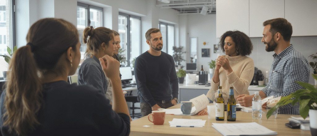Les entreprises s&rsquo;interrogent sur la baisse de la consommation d&rsquo;alcool au bureau