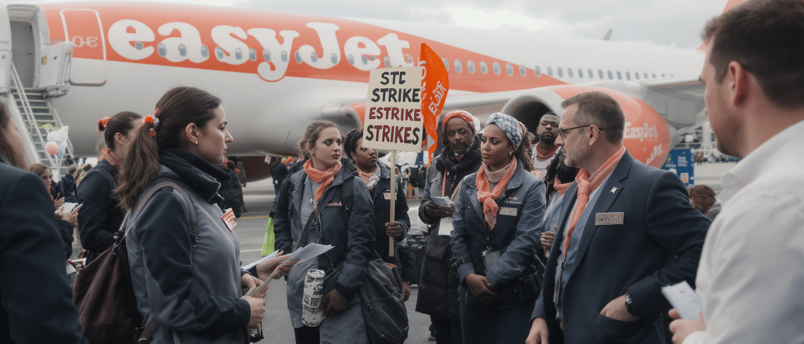 easyjet : grève prévue des hôtesses et stewards en france le lundi de pâques, 6 avril, impactant les vols et services. informations et conseils pour les voyageurs.