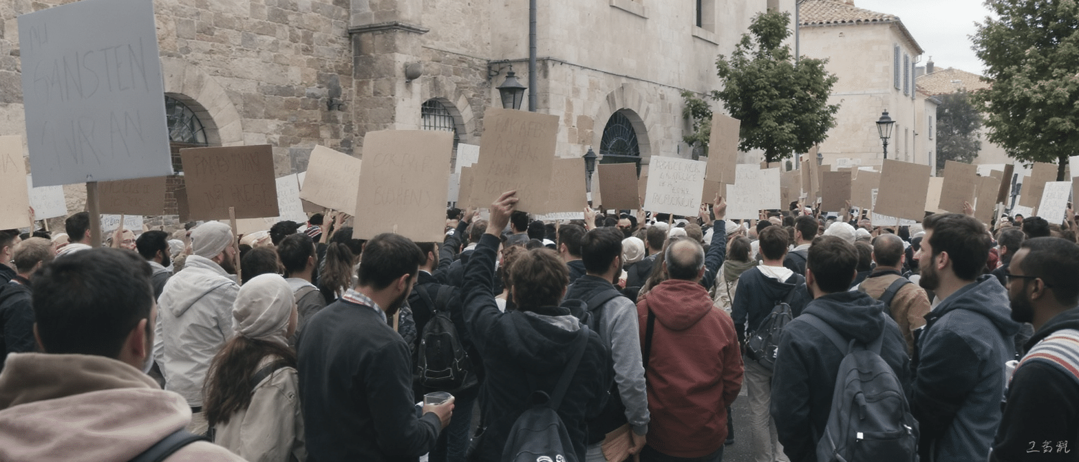 à carcassonne, des syndicats manifestent contre la mairie rn après avoir été expulsés de locaux municipaux, dénonçant cette décision et ses conséquences.