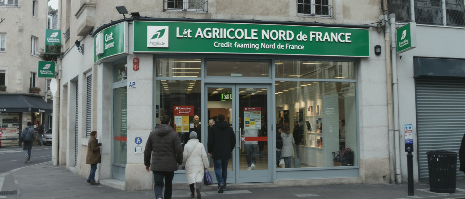 Crédit Agricole Nord de France : présentation des services bancaires régionaux
