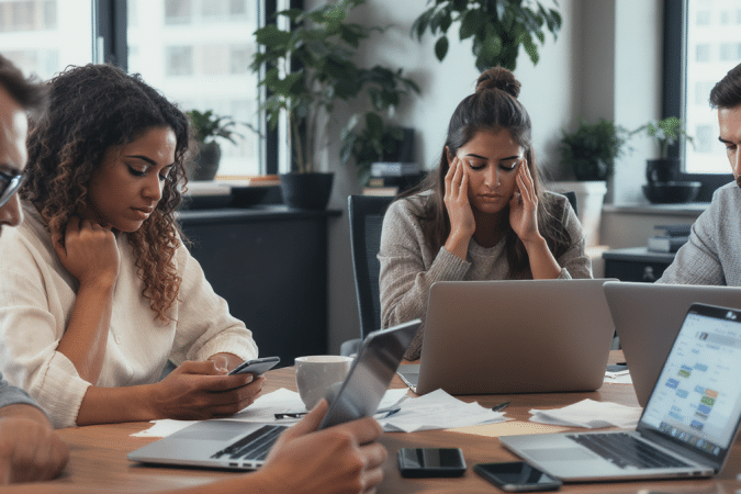 R&eacute;unionite et surcharge de notifications : comment les entreprises freinent la productivit&eacute; de leurs salari&eacute;s