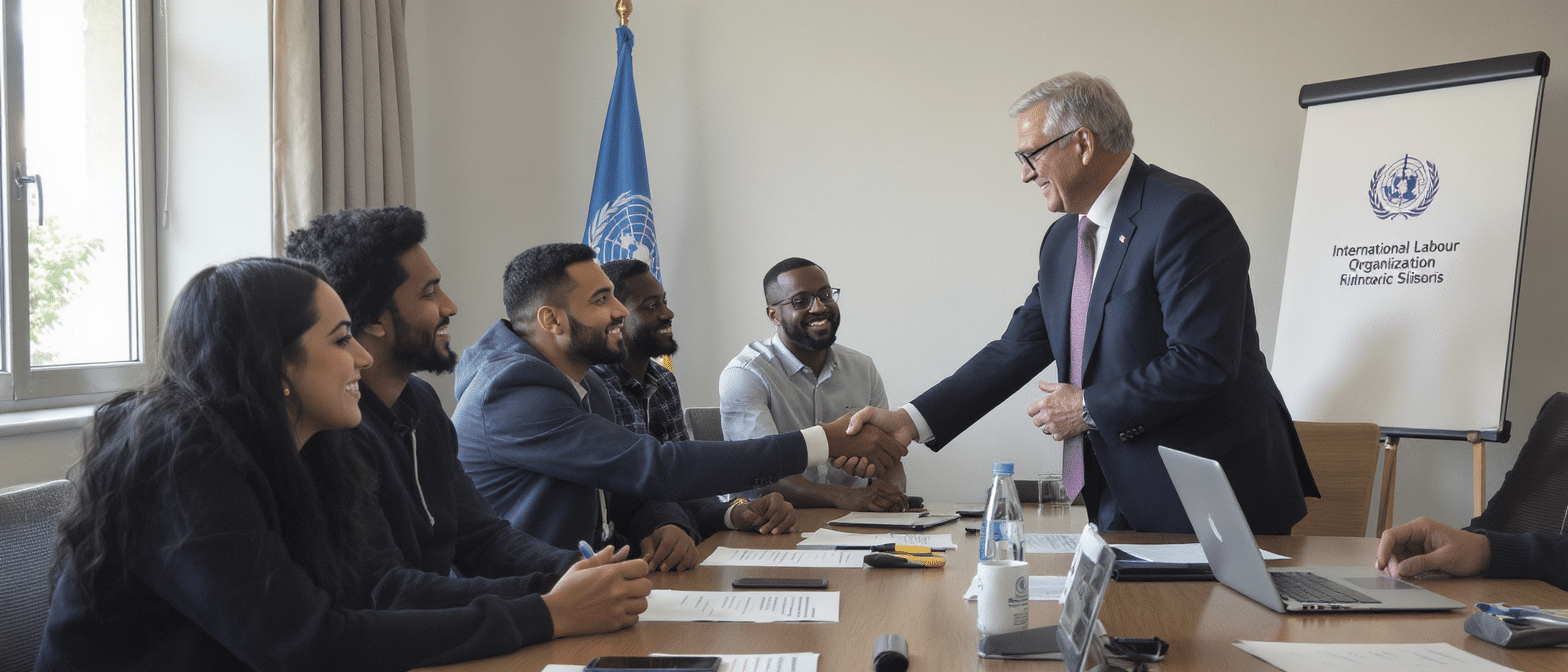 l’organisation internationale du travail inaugure un traité historique visant à assurer la protection des droits des travailleurs des plateformes numériques, renforçant ainsi la sécurité et l’équité dans l’économie numérique.