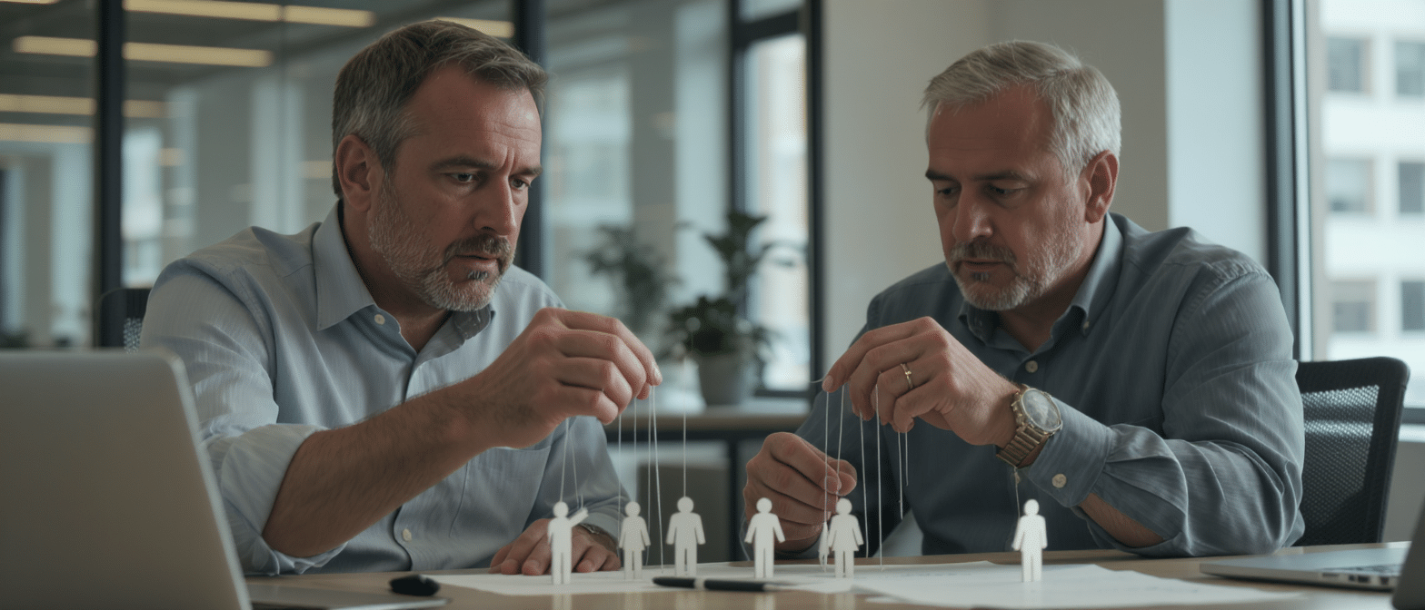 découvrez comment le management devient un véritable jeu de manipulation stratégique dans « les marionnettistes », une analyse captivante des dynamiques de pouvoir en entreprise.