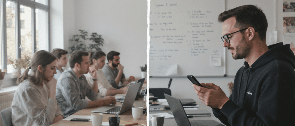 D&eacute;calage entre salari&eacute;s et dirigeants : quand les strat&eacute;gies d&rsquo;entreprise varient au gr&eacute; des tendances LinkedIn du patron en start-up