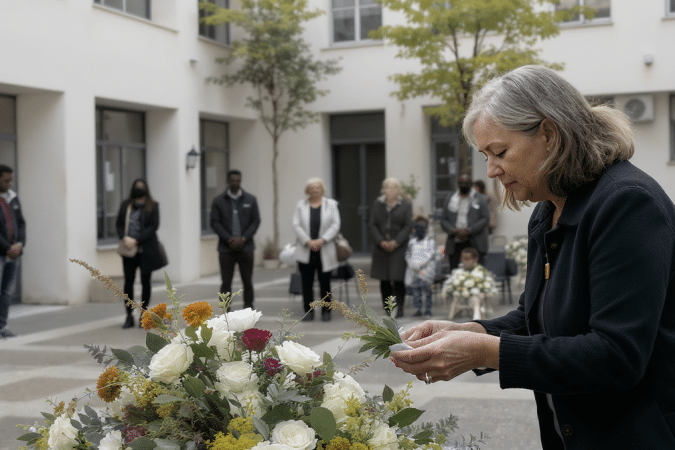 Christine choisit une c&eacute;r&eacute;monie fun&eacute;raire th&eacute;&acirc;tralis&eacute;e pour clore l’aventure de sa soci&eacute;t&eacute; d&rsquo;urbanisme culturel