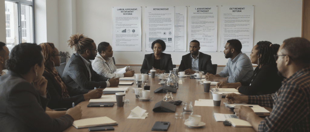 La conf&eacute;rence sur le travail, l&rsquo;emploi et les retraites : des solutions cl&eacute;s pour enrichir les d&eacute;bats de l&rsquo;&eacute;lection pr&eacute;sidentielle et renforcer le dialogue social