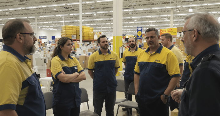 ikea prévoit jusqu’à 303 suppressions de postes en france, malgré 100 créations d’emplois. les syndicats dénoncent un plan « paradoxal ».