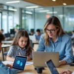 Laclasse : fonctionnement de l&rsquo;environnement num&eacute;rique et usages dans les organisations &eacute;ducatives