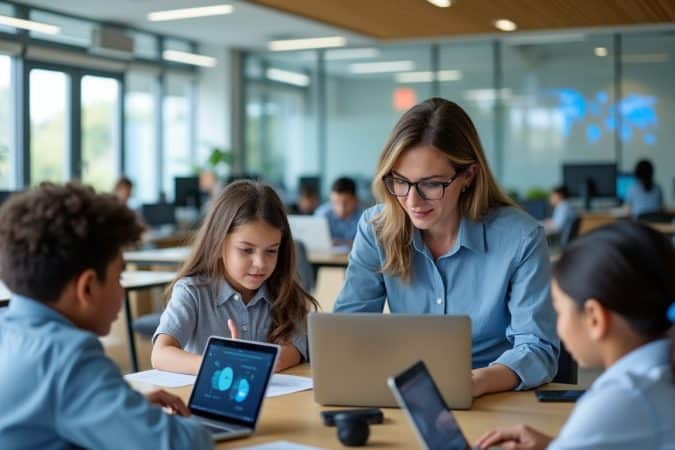 Laclasse : fonctionnement de l&rsquo;environnement num&eacute;rique et usages dans les organisations &eacute;ducatives